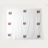 Tenture L'amour au-delà du temps - Skeleton Embrace Art (Devant (Horizontal))