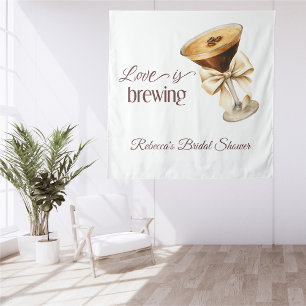 Tenture L'amour brasse Bow Espresso Martini Fête des marié