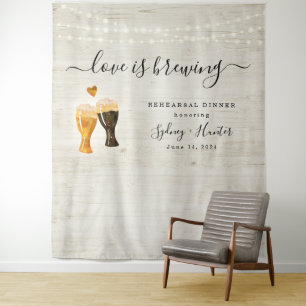 Tenture L'amour brasse le Wedding shower arrière-plan phot