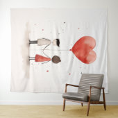 Tenture L'amour dans la simplicité (En situation (horizontale))