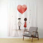 Tenture L'amour dans la simplicité (En situation)