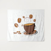 Tenture L'amour du café (Devant (Horizontal))