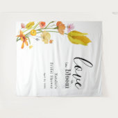 Tenture L'amour est dans la Fête des mariées Fleur sauvage (Devant (Horizontal))