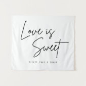 Tenture L'Amour Est Doux S'Il Vous Plaît Prendre Un Mariag (Devant (Horizontal))