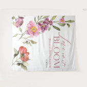 Tenture L'amour est en fleur | Arrière-plans de Fêtes des  (Devant (Horizontal))