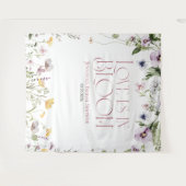 Tenture L'amour est en fleur | Arrière-plans de Fêtes des  (Devant (Horizontal))