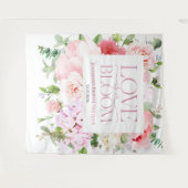 Tenture L'amour est en fleur | Arrière-plans de Fêtes des  (Devant (Horizontal))