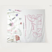 Tenture L'amour est en fleur | Arrière-plans de Fêtes des (Devant (Horizontal))