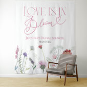 Tenture L'amour est en fleur | Arrière-plans de Fêtes des (En situation)