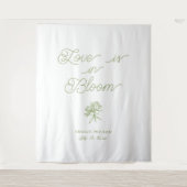 Tenture L'amour est en fleurs, Hydrangea Sagement Mariage  (Devant)