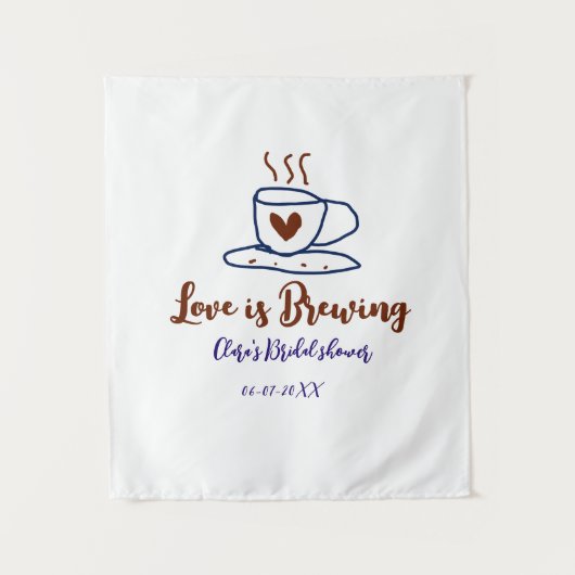 Tenture L'amour est en train de préparer la douche nuptial (Devant)