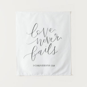 Tenture l'amour ne faillit jamais   1 Corinthiens 13:8