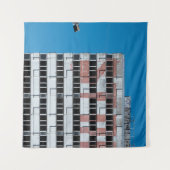 TENTURE LAMPE POST GRIS ET NOIR (Devant (Horizontal))