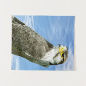 Tenture Lanner Falcon perché (Devant (Horizontal))