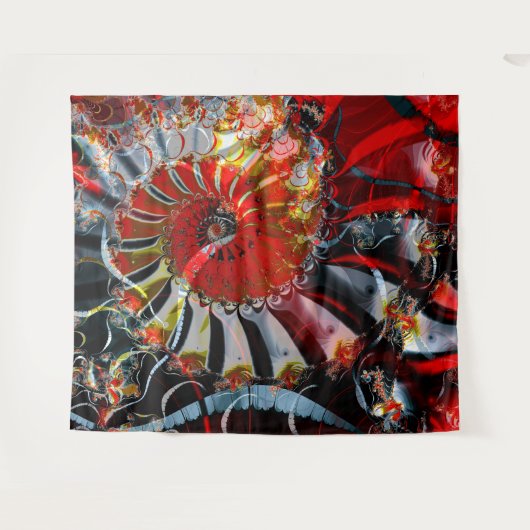 Tenture Lanterne rouge (Devant (Horizontal))