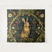 Tenture Lapin dans la forêt style Art nouveau (Devant (Horizontal))
