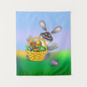 Tenture Lapin de Pâques