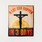 Tenture Lapin de Pâques Arc-en-ciel - Pâques (Devant)