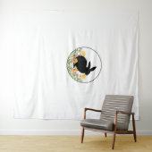 Tenture Lapin - Lapin mignonne (En situation (horizontale))