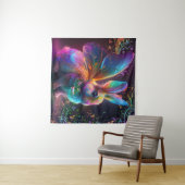 Tenture Lapin lumineux (En situation (horizontale))