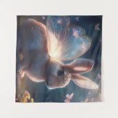 Tenture Lapin Papillon (Devant (Horizontal))