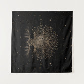 Tenture L'Arbre des Chouettes d'Or (Devant (Horizontal))