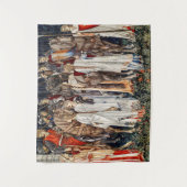 Tenture L'Armement et le Départ des Chevaliers  (Devant)