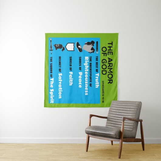 Tenture L'Armure de Dieu (En situation (horizontale))