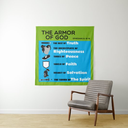 Tenture L'Armure de Dieu (En situation)