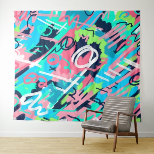 Tenture L'art Abstrait (En situation (horizontale))