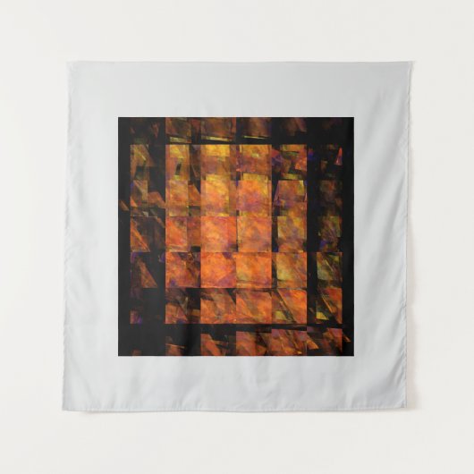 Tenture L'art Abstrait au mur (Devant (Horizontal))