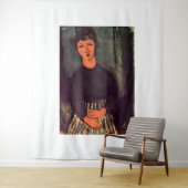 Tenture l'art d'Amedeo Modigliani (En situation)