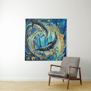 Tenture L'art des dauphins