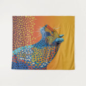 Tenture L'art léopard Abstrait (Devant (Horizontal))