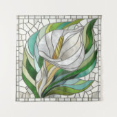 Tenture L'art mosaïque de Calla Lily (Devant)