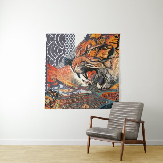 Tenture L'art tigre (En situation)