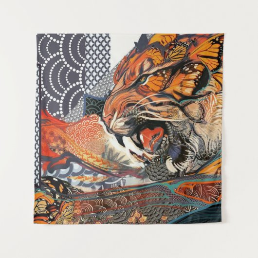 Tenture L'art tigre (Devant)