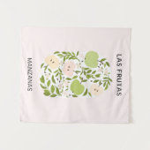 Tenture Las Frutas : Manzanas - marché aux pommes (Devant (Horizontal))