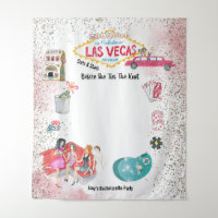 Las Vegas Bachelorette Weekend Watercolor