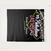 Tenture Las Vegas Mariage Photo Booth Reception fond (Devant (Horizontal))