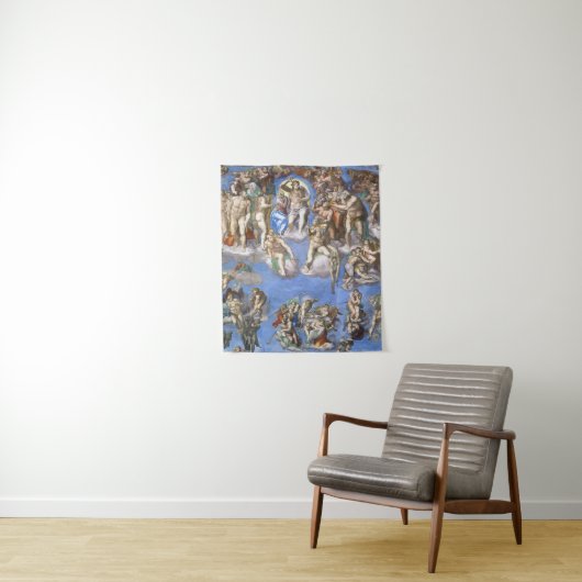 Tenture Last Judment From The Sistine Chapel By Michelan (En situation)