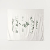 Tenture Last Splash Beach Palms Bachelorette (Devant (Horizontal))