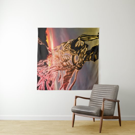 Tenture Last stand on Blood stained land (En situation (horizontale))