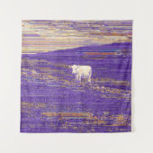 Tenture Last Transmission or Cow in a Field (Devant)