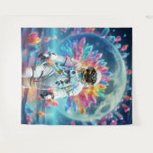 Tenture L'astronaute Crystal Dream (Devant (Horizontal))