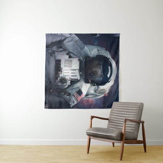 Tenture L'astronaute sloth koala (En situation (horizontale))