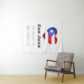 Tenture Latitude San Juan Porto Rico (En situation (horizontale))