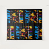 Tenture L'Autisme N'Est Pas Un Handicap, C'Est Un Différen (Devant (Horizontal))