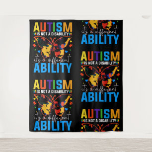 Tenture L'Autisme N'Est Pas Un Handicap, C'Est Un Différen