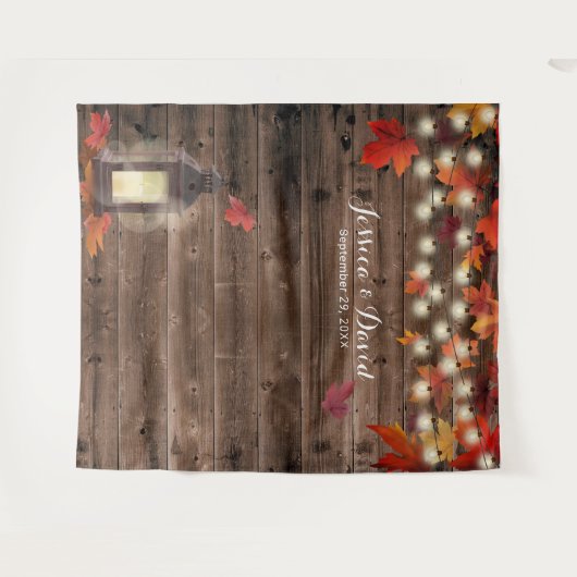 Tenture L'automne rustique Mariage de automne quitte le fo (Devant (Horizontal))